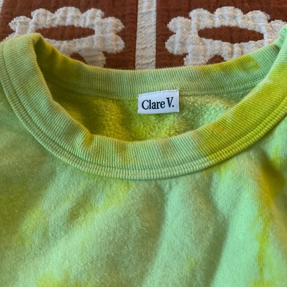 Clare V ruffle tie dye sweatshirt - Picture 4 of 11